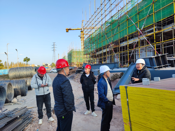 2024.12.26深入北苑建設項目施工現(xiàn)場